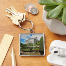 Foto da arquitetura do castelo de Dunrobin