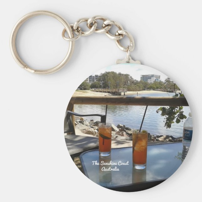 Chaveiro Foto da Austrália na Costa do Sol (Frente)