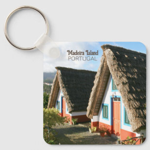 Chaveiro Foto da Ilha Madeira com Habitações Típicas, Portu
