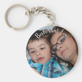 Chaveiro Foto da Melhor Tia do Mundo