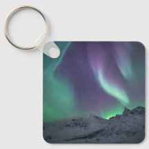 Foto da paisagem das luzes do norte