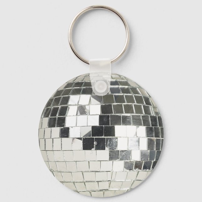Chaveiro foto de bola de discoteca (Frente)