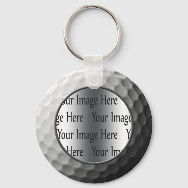 Chaveiro foto de bola de golfe (Front)