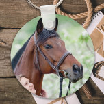 Chaveiro Foto de Cavalo Personalizado<br><div class="desc">Leve seu melhor amigo com você aonde quer que você vá com um chaveiro de foto de cavalo personalizado. Esta chaveiro equestre de fotos de estimação é o presente perfeito para você, família ou amigos. Personalize com fotos favoritas de cavalos. COPYRIGHT © 2020 Judy Burrows, Black Dog Art - Todos...</div>