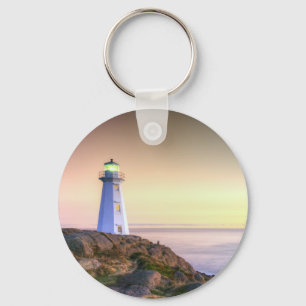 Chaveiro Foto de Farol e Pôr do Sol