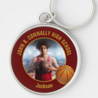 Foto de jogador de basquete Maroon Gold