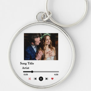 Chaveiro Foto De Música Personalizada Para O Casal