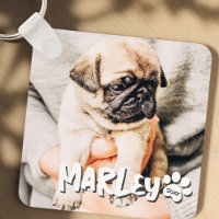 Foto de Pet Personalizada de Grunge Simples Reprod