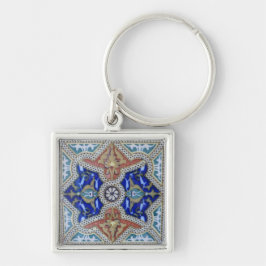 Chaveiro Foto do azulejo do mosaico marroquino -