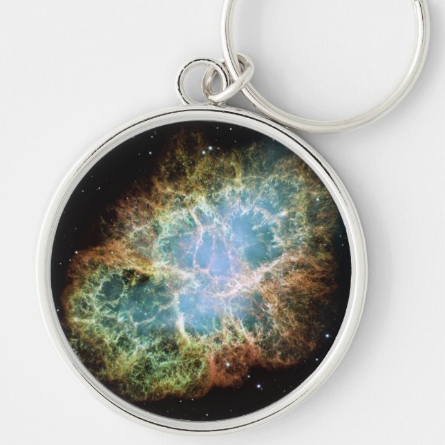 Chaveiro Foto do Crab Nebula Space NASA (Frente)