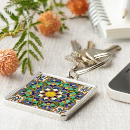Chaveiro Foto do mosaico marroquino -