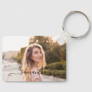 Chaveiro Foto do nome da assinatura do Arco gráfico