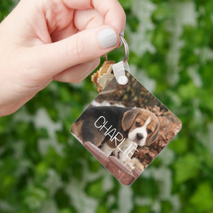 Chaveiro Foto e Nome de Animalzinho Fofo Presente Personali