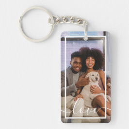 Chaveiro Foto e texto personalizados