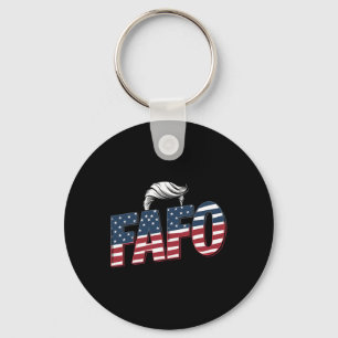 Chaveiro Foto engraçada de Fafo Trump