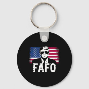 Chaveiro Foto engraçada de Fafo Trump 1