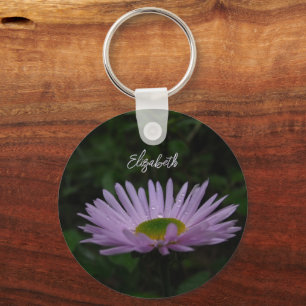 Chaveiro Foto Floral de Flor de lavanda Wildflower Personal