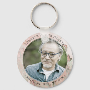 CHAVEIRO FOTO MEMORIAL DO AGATO DE TINTA DOURADA DE ROSA DU