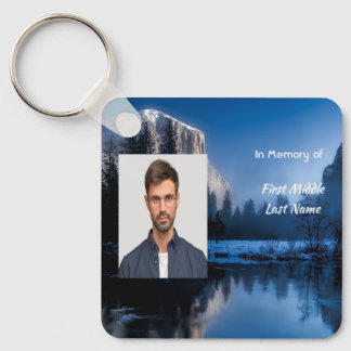 Chaveiro Foto Memorial Montanha Lago Inverno Neve