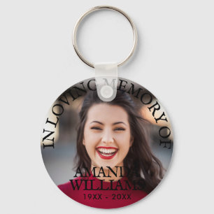 Chaveiro Foto moderna Memorial Keepsakes na Memória Amante