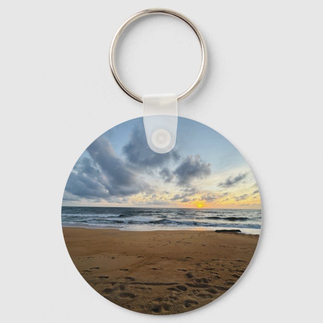 Chaveiro Foto personalizada Adicione seu próprio crio de fo (Frente)