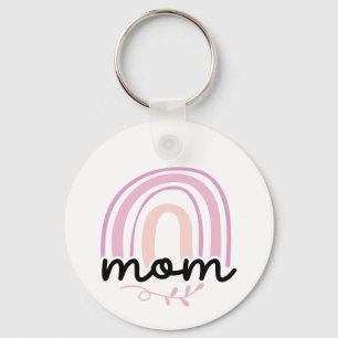 Chaveiro Foto Personalizada Arco-íris Mamãe - Dia das Mães