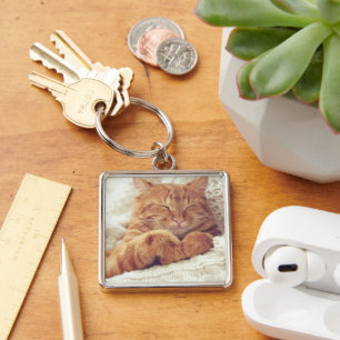 Chaveiro Foto personalizada costume do animal de estimaçã