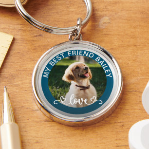 Chaveiro Foto Personalizada de Animal de Estimação Amante d