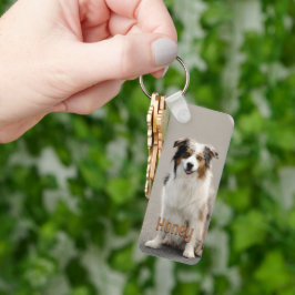 Chaveiro Foto Personalizada de Animal de Estimação Presente