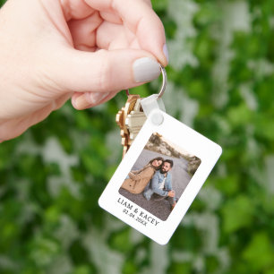 Chaveiro Foto Personalizada de Aniversário de Casamento