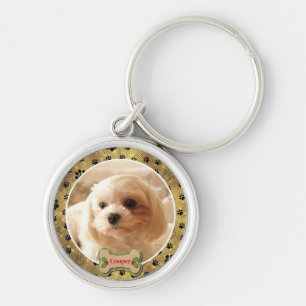 Chaveiro Foto Personalizada de Cachorro - Design de Impress