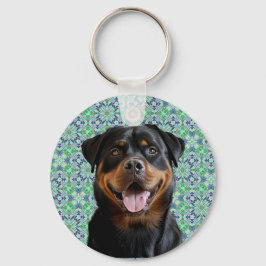 Chaveiro Foto Personalizada de Cachorro Pet com Padrão de M