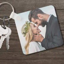 Foto personalizada de casamento recém-casado