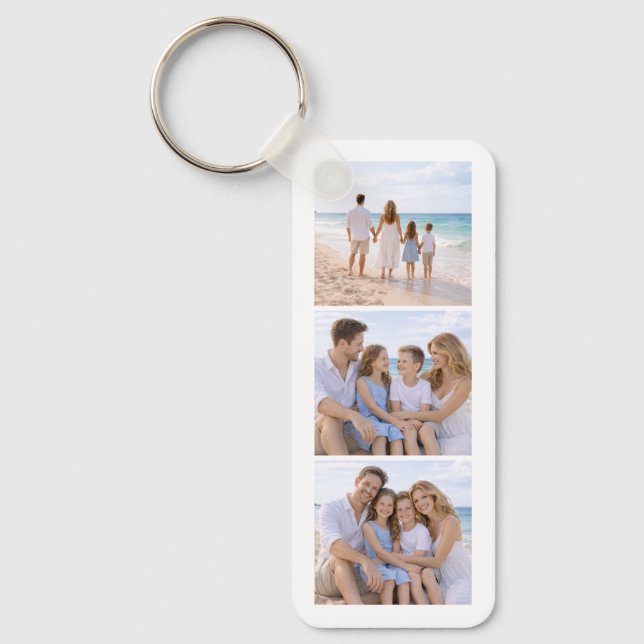 Chaveiro Foto Personalizada de Família (Frente)