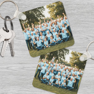 Chaveiro Foto Personalizada de Família de Dois Lados com Du