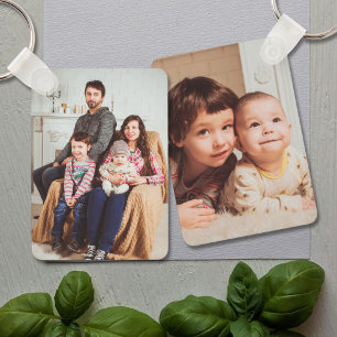 Chaveiro Foto Personalizada de Família/Kids em Duas Faces