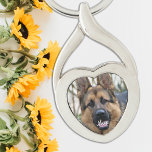 Chaveiro Foto personalizada de Pet por sobrevoo do cão<br><div class="desc">Carregar seu animal de estimação com você em qualquer lugar que você vá com este chaveiro personalizado de fotos de animais! Deve ter para cada mãe de cachorro e pai de cachorro! Chaveiro de Fotografia Pet Personalizada por Sobrecarga de Cão</div>