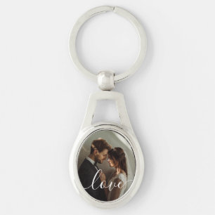 Chaveiro Foto personalizada do casal 'Love'