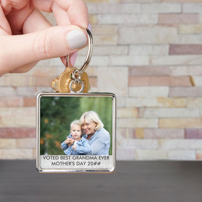 Chaveiro Foto personalizada do melhor Dia de as mães GrandM (Criador carregado)