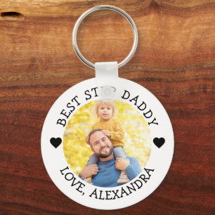 Chaveiro Foto personalizada do Pai da melhor etapa