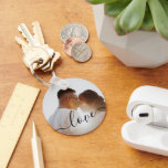 Chaveiro Foto personalizada e foto de texto<br><div class="desc">Faça um chaveiro de manutenção personalizada de fotos de Ricaso - adicione sua própria foto e texto - presentes de manutenção de fotos</div>