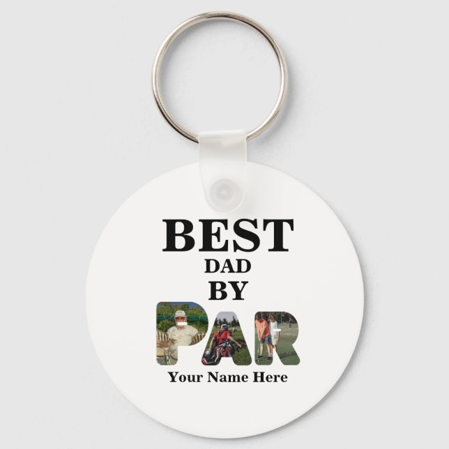 Chaveiro Foto personalizada em formato de 3 letras Melhor p (Frente)