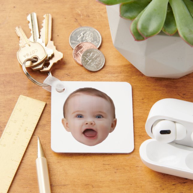 Chaveiro Foto Personalizada, Foto Personalizada Rosto (Mesa)