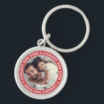 Chaveiro Foto personalizada mais legal do Pai nunca moderno<br><div class="desc">Este design simples e moderno é composto por tipografia de serifa e adiciona uma foto personalizada.</div>