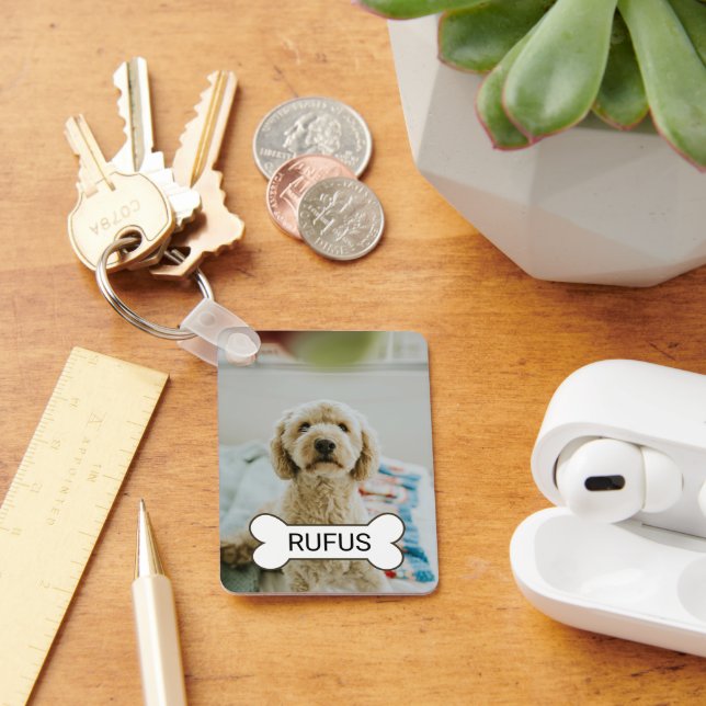 Chaveiro Foto Personalizada Personalizada E Texto (Mesa)