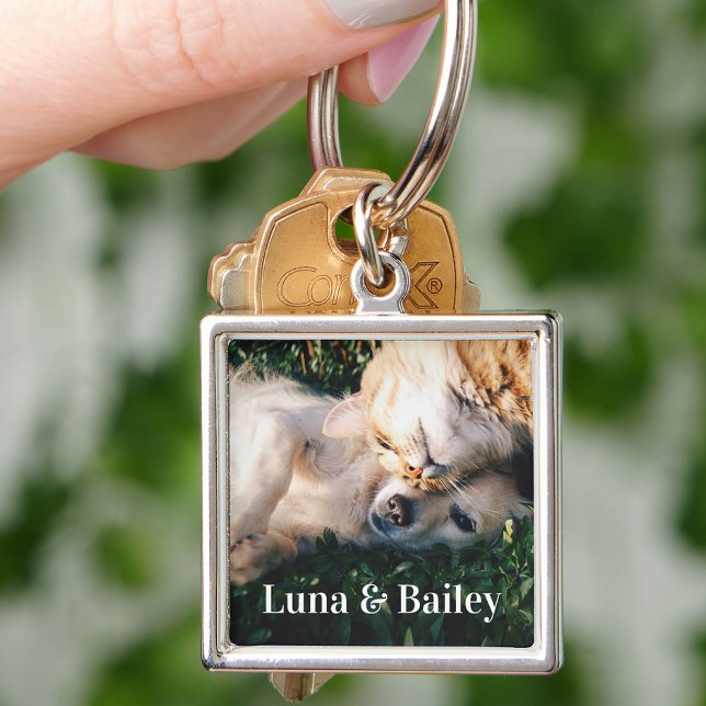 Chaveiro Foto Personalizada Simples de Pet (Criador carregado)
