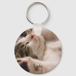 Chaveiro Foto Pet Moderna de Cat Dupla Face