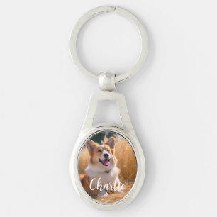 Chaveiro Foto Pet Personalizada com Nome