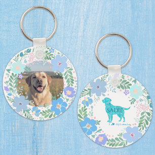 Chaveiro Fotografia Personalizada do Labrador Retriever Azu