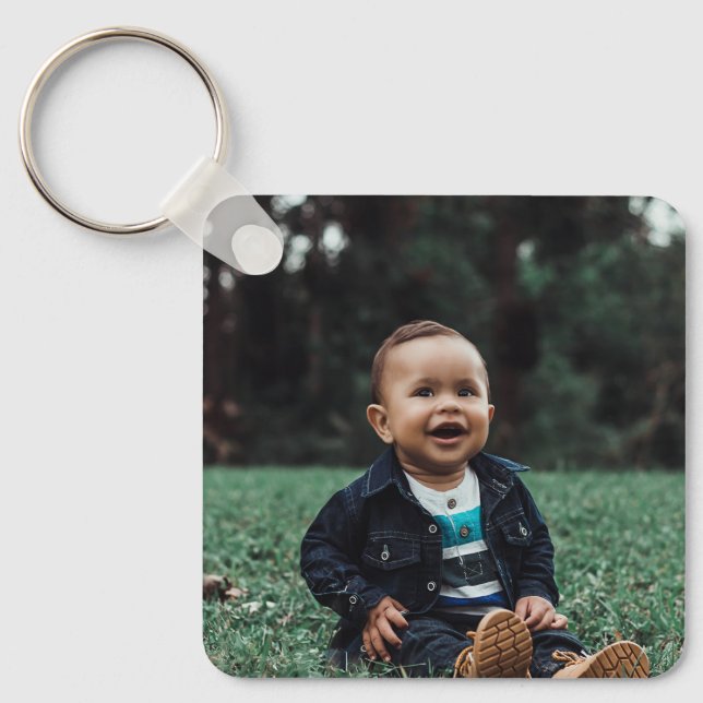 Chaveiro Fotografias Personalizadas Crianças Bonitas Dois L (Frente)